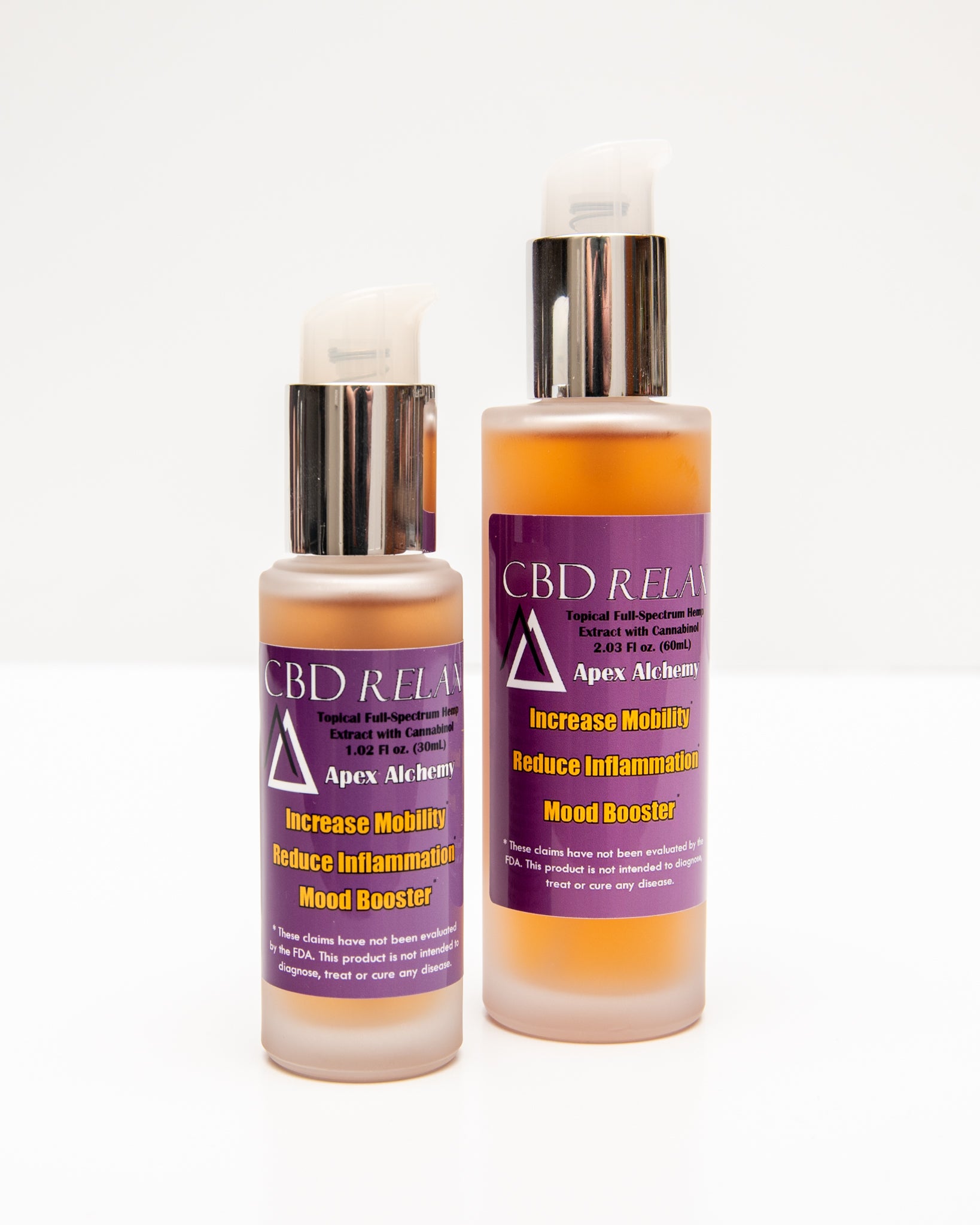 topical CBD and CBN gel product in 30mL and 60mL volumes