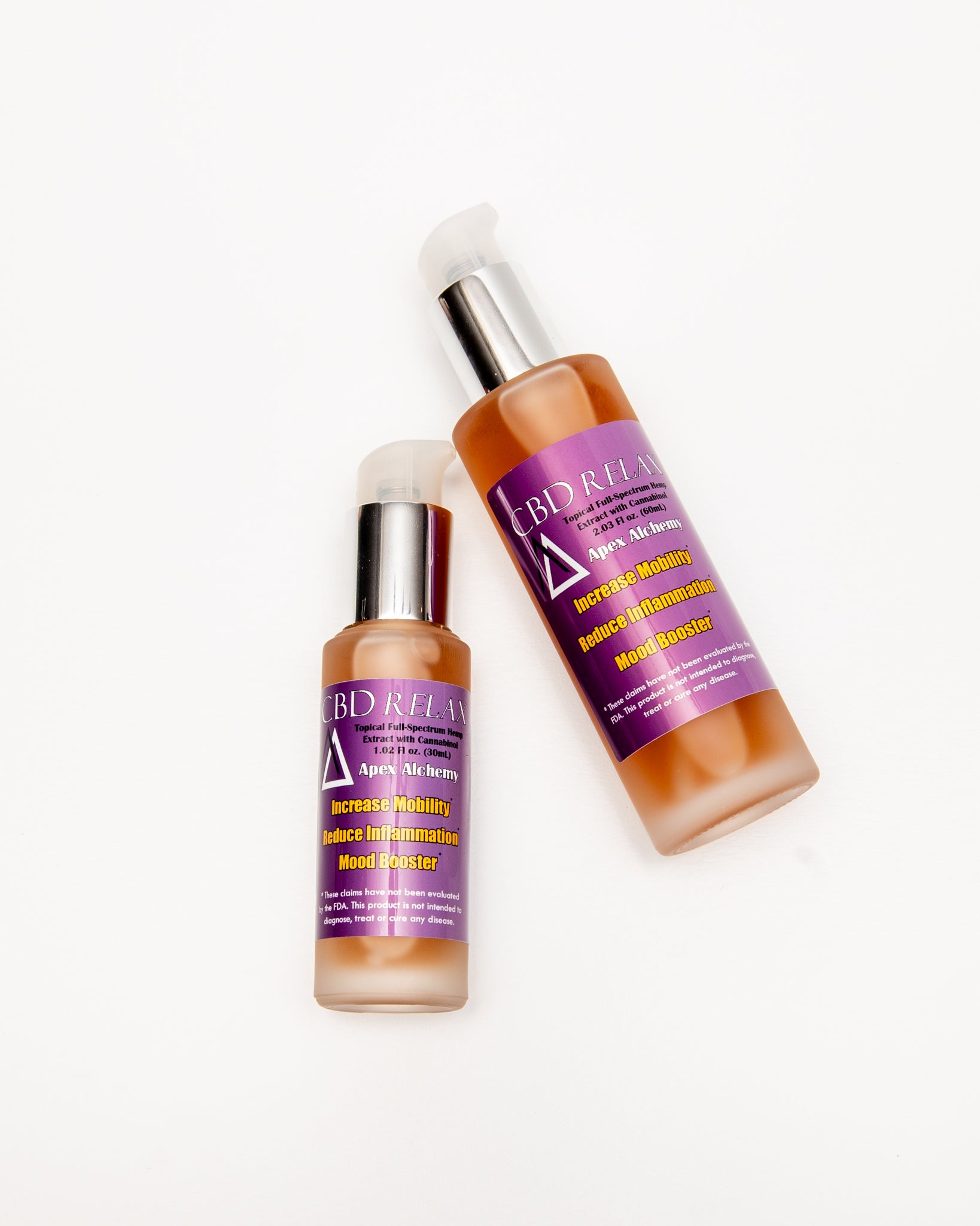 topical CBD and CBN gel product in 30mL and 60mL volumes