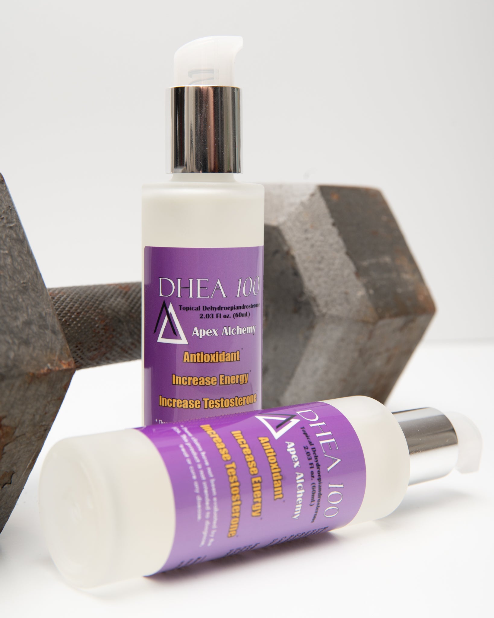 topical DHEA gel product in 60mL volume